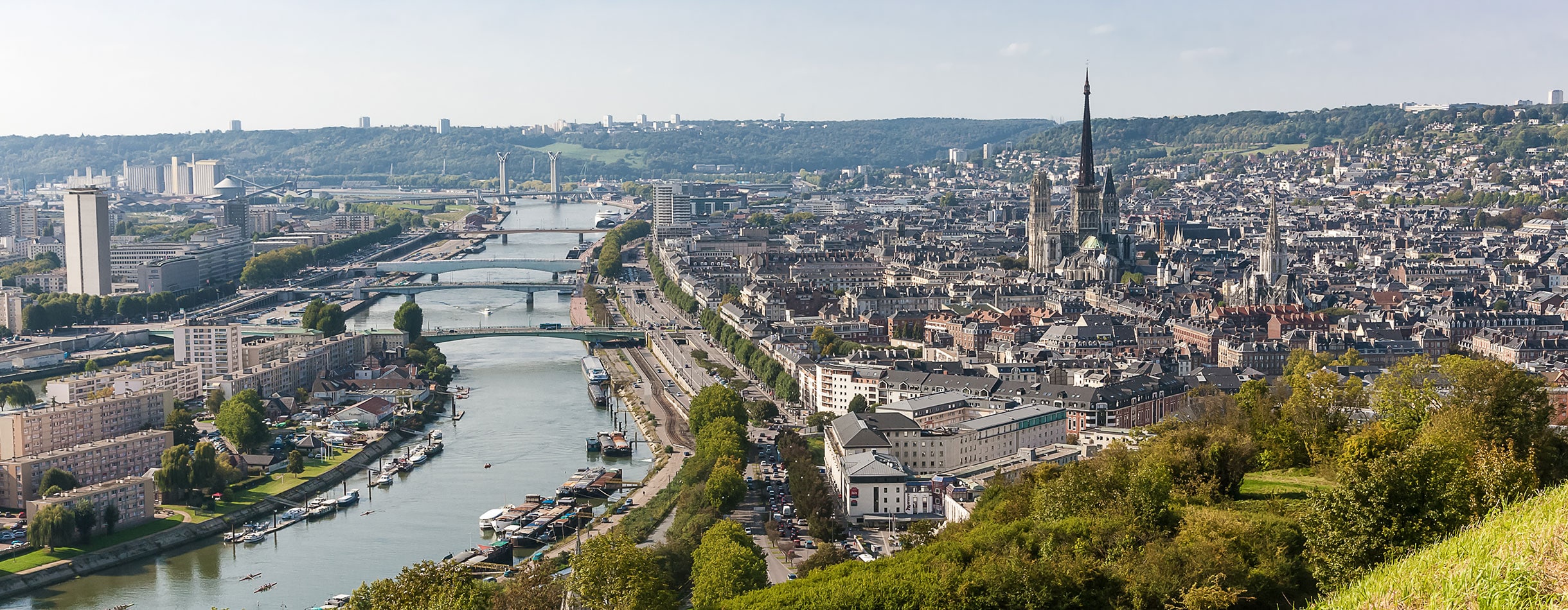 Rouen Panorama; Normandy, France Rouen Panorama; Normandy, France
