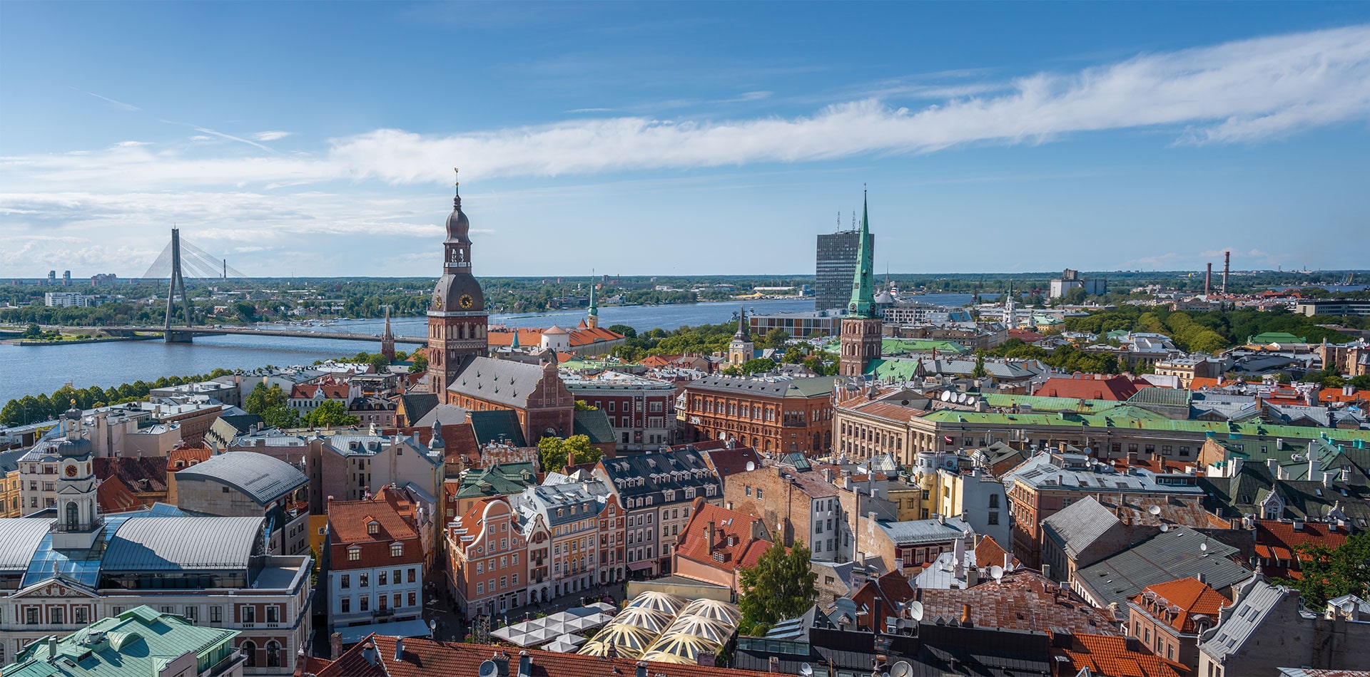 View of Riga in Latvia