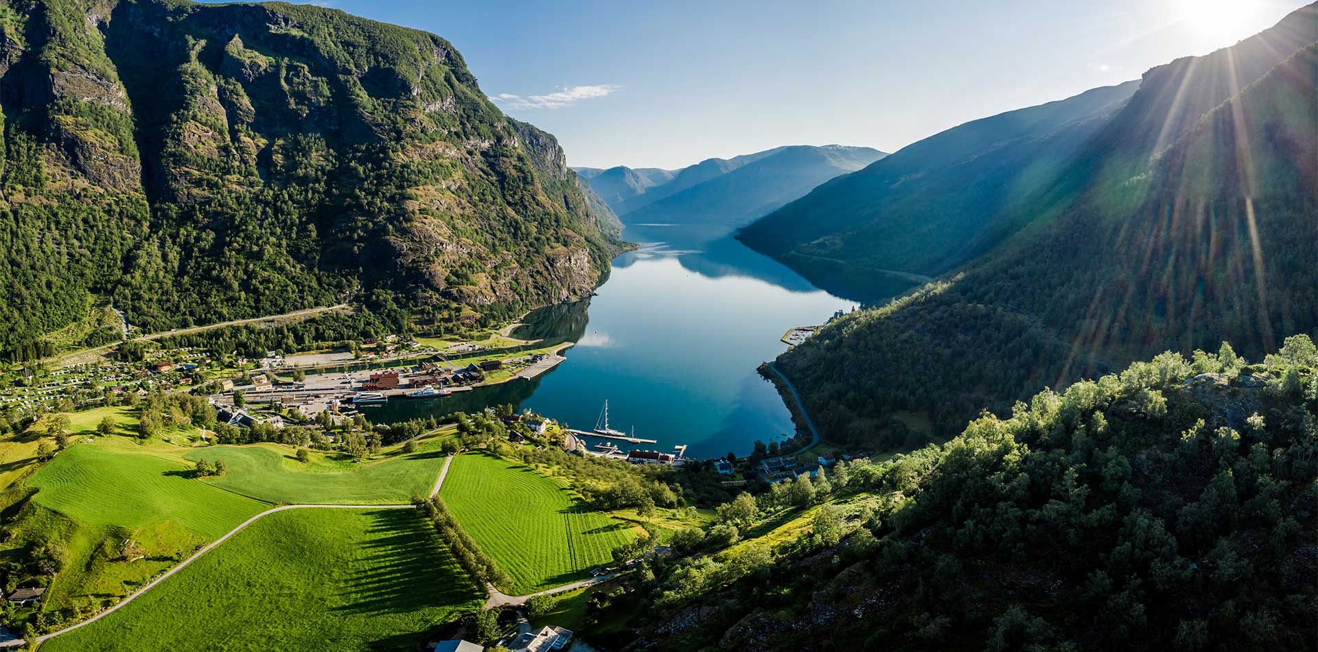 View of Flam, Norway