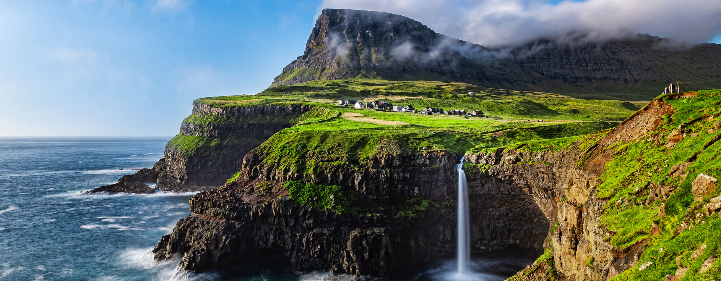 Gásadalur, Goose Valley, Faroe Islands