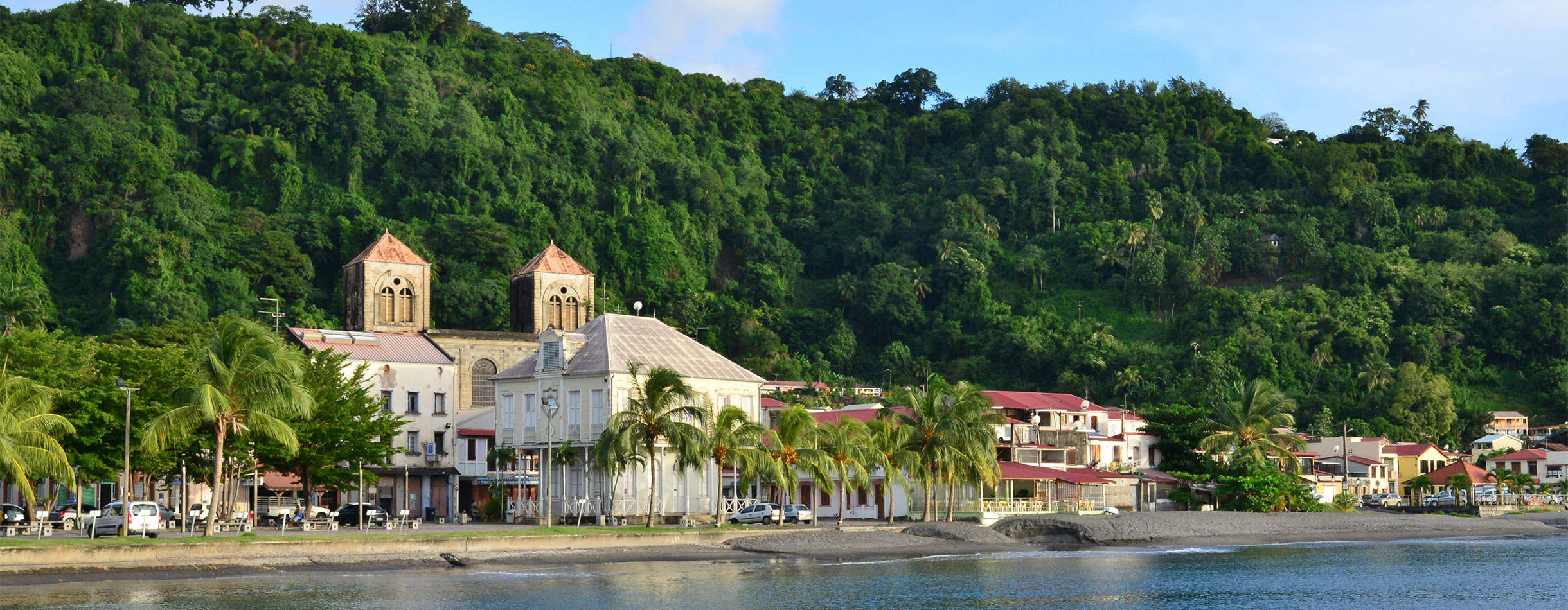 Martinique, the picturesque city of Fort de France in West Indies