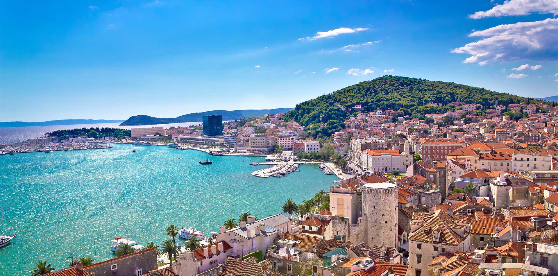 Waterfront in Split, Croatia