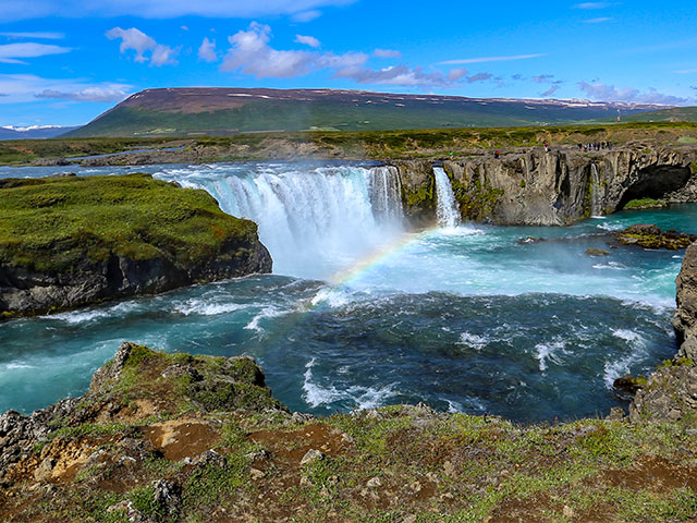 Godafoss waterfall in Iceland