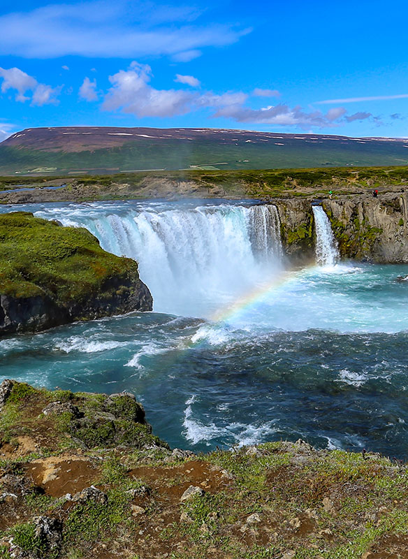 Godafoss waterfall in Iceland