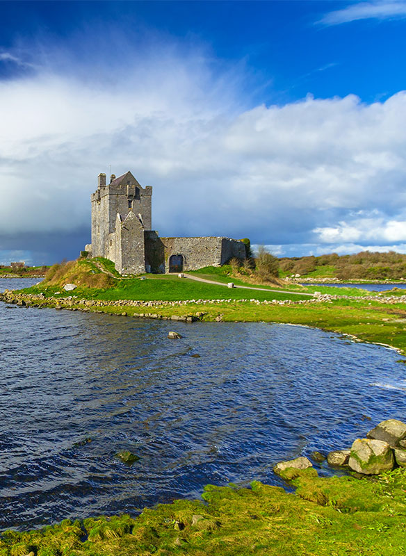 Dunguaire castle near Kinvarra in Co. Galway, Ireland