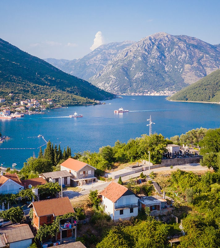 Bay of Kotor, Montenegro Bay of Kotor, Montenegro