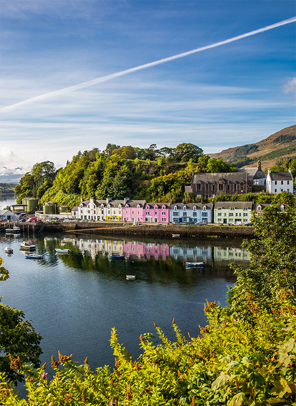 Portree harbour, Isle of Skye, Scotland