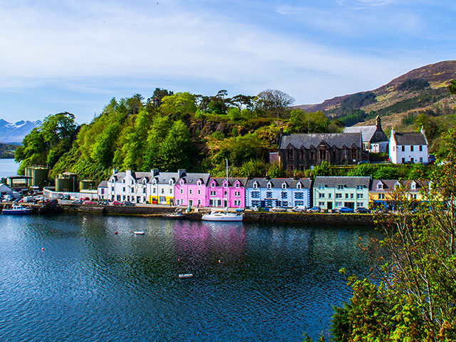 Portree harbour, Isle of Skye, Scotland