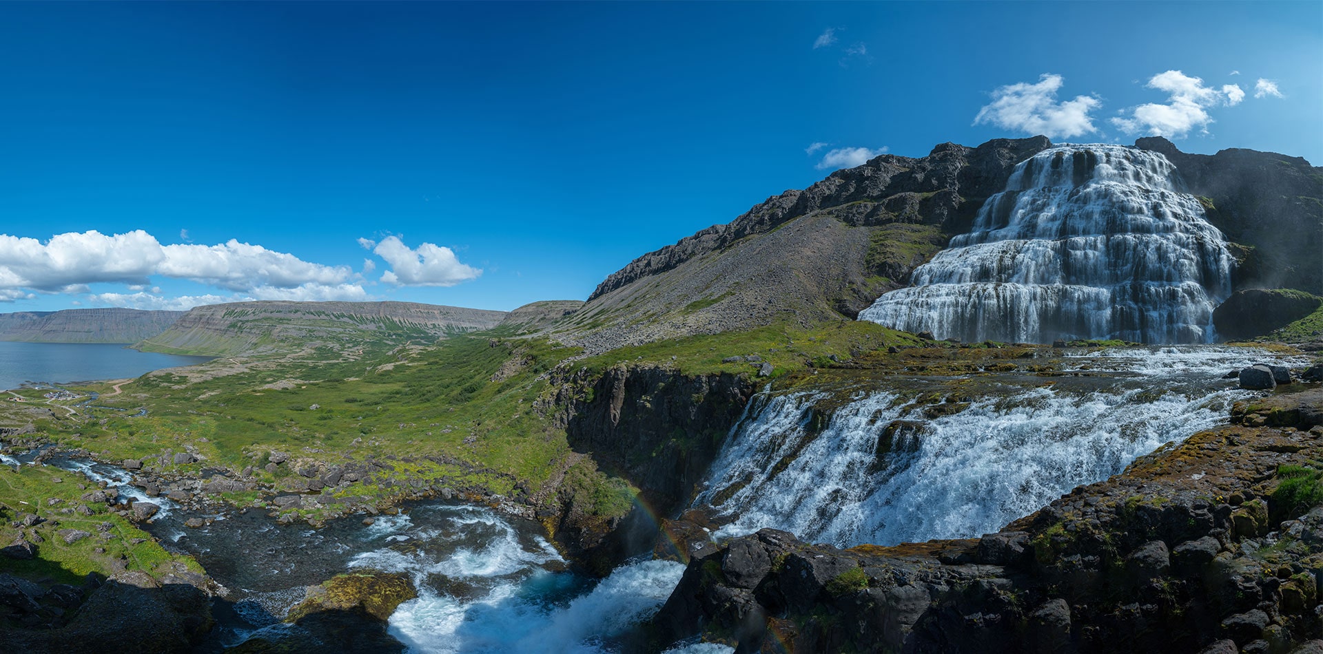 Dynjandi waterfall, Westfjords of Iceland