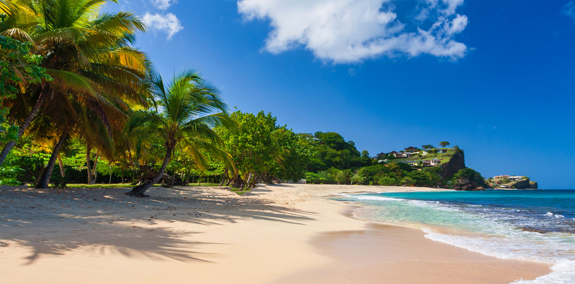 Beautiful beach views in Grenada, Caribbean