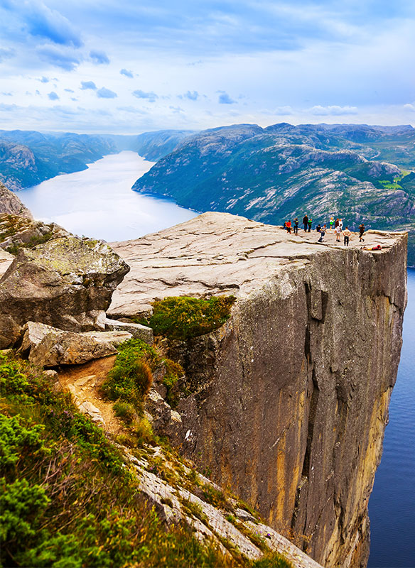 Beautiful view of Lysefjord, Norway