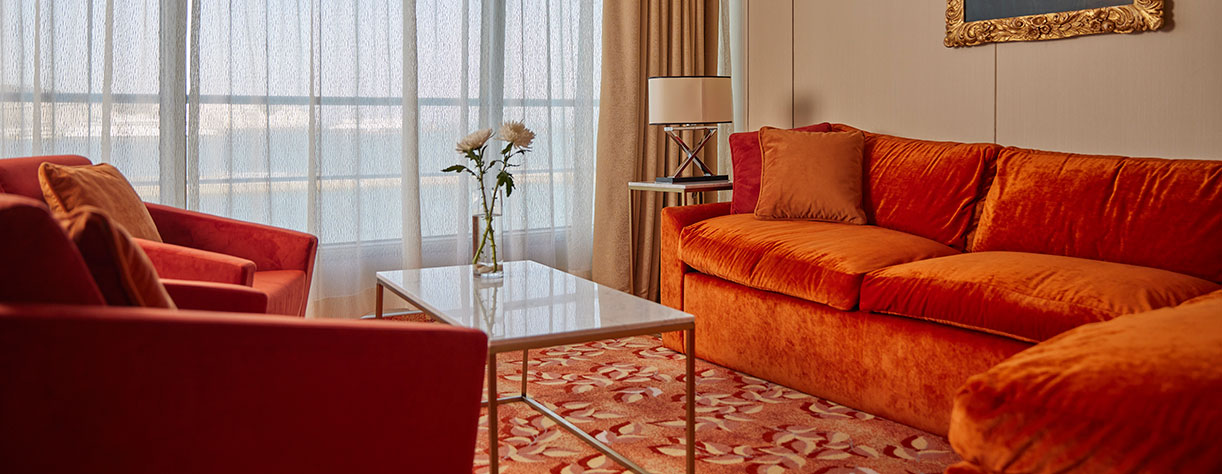 Lounge area, Olsen Suite, Bolette