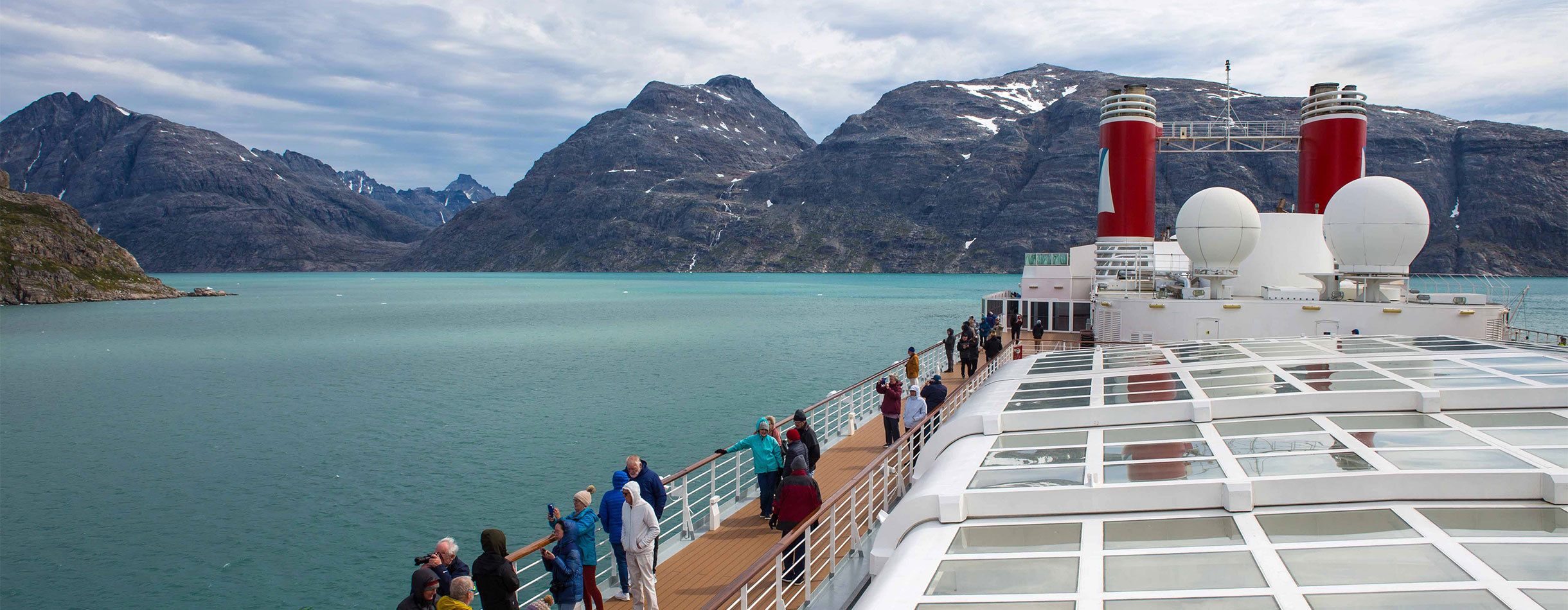 Scenic cruising Prins Christian sund
