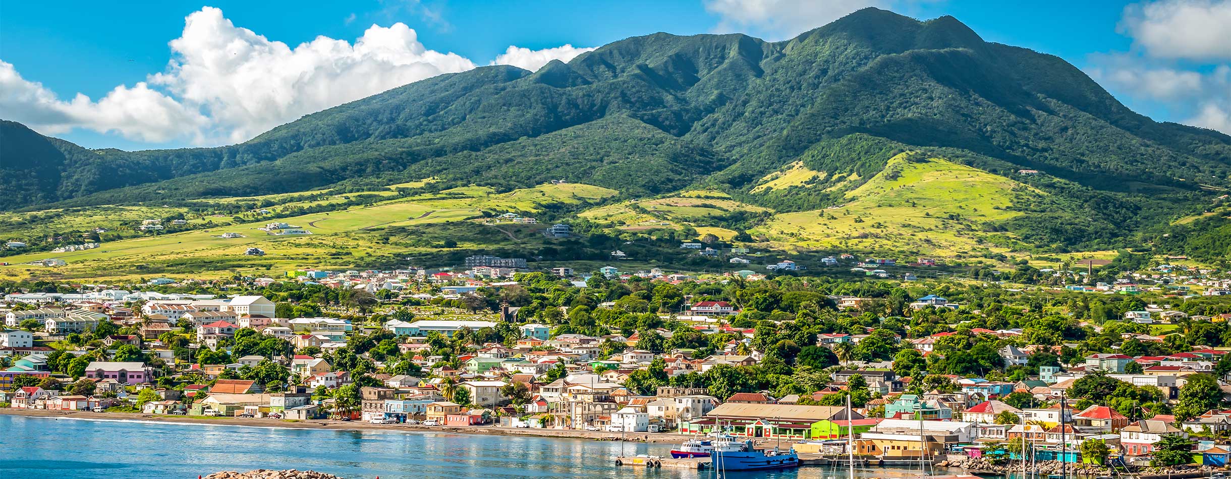 View of St Kitts, Basseterre