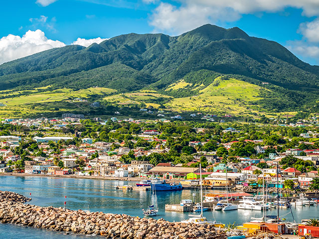 View of St Kitts, Basseterre