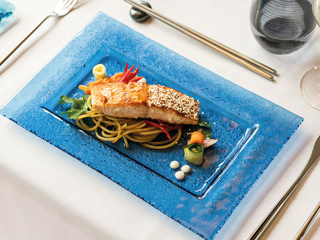 White Miso glazed Salmon