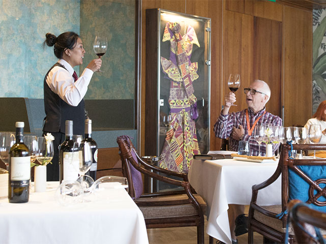 Wine tasting with a Sommelier