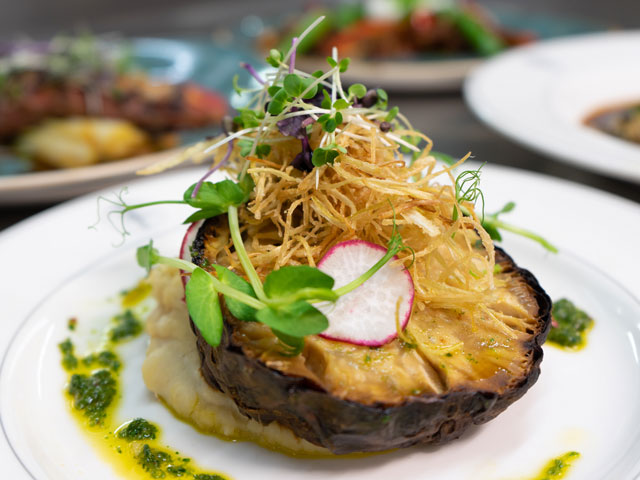 Roasted Cauliflower, main dinning