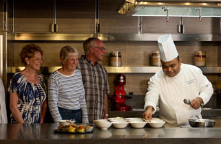 Guests enjoying Kitchen Creations 