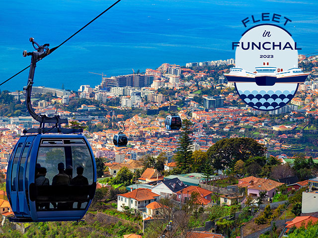Cable cars over Funchal