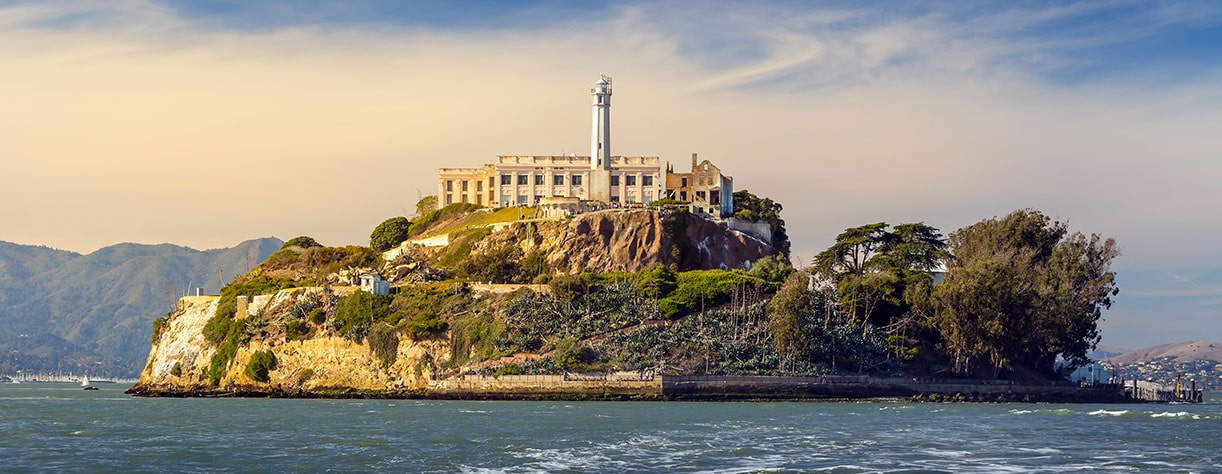 Alcatraz Island in San Francisco, USA