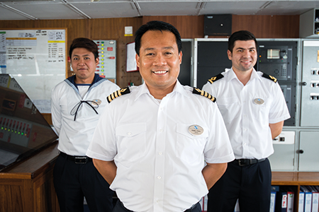 Captain and Officers 
