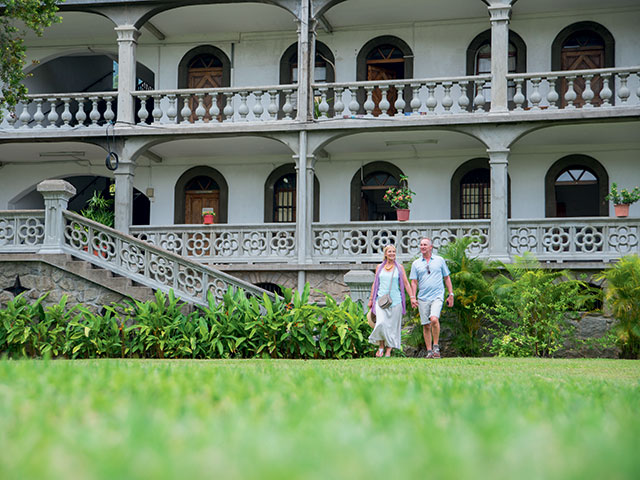 Couple in Victoria, Seychelles