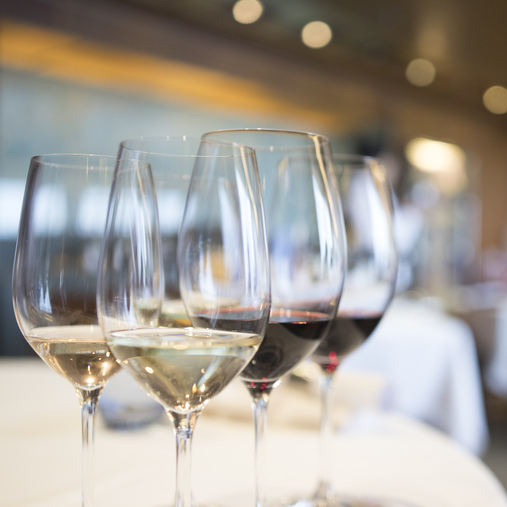 wine glasses