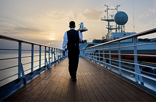Waiter on deck