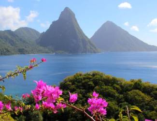 Admire the Pitons