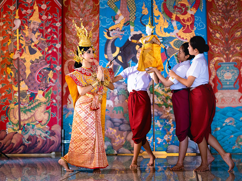 Thailand traditional dance