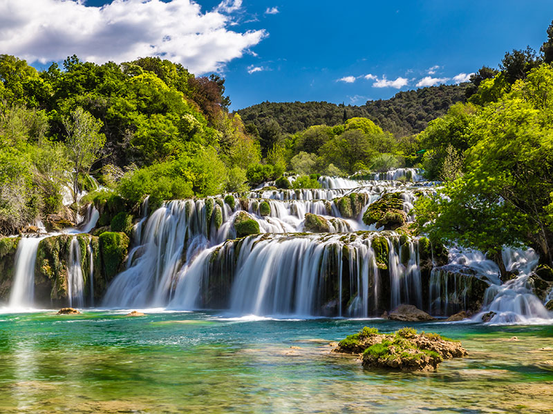 Krka Waterfalls, Dalmatia, Croatia