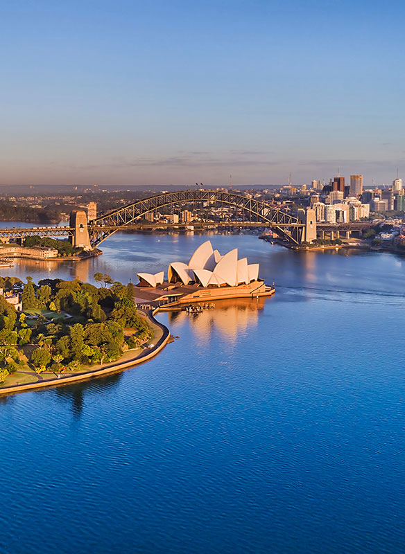 Sydney harbor with Opera house, Australia