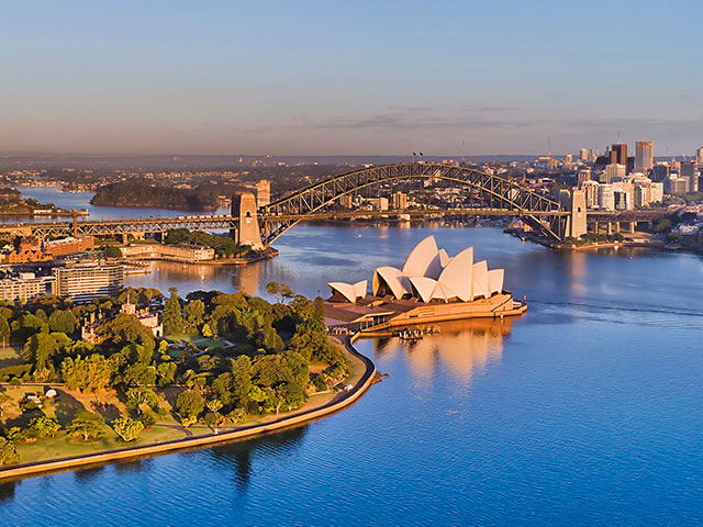 Sydney harbor with Opera house, Australia