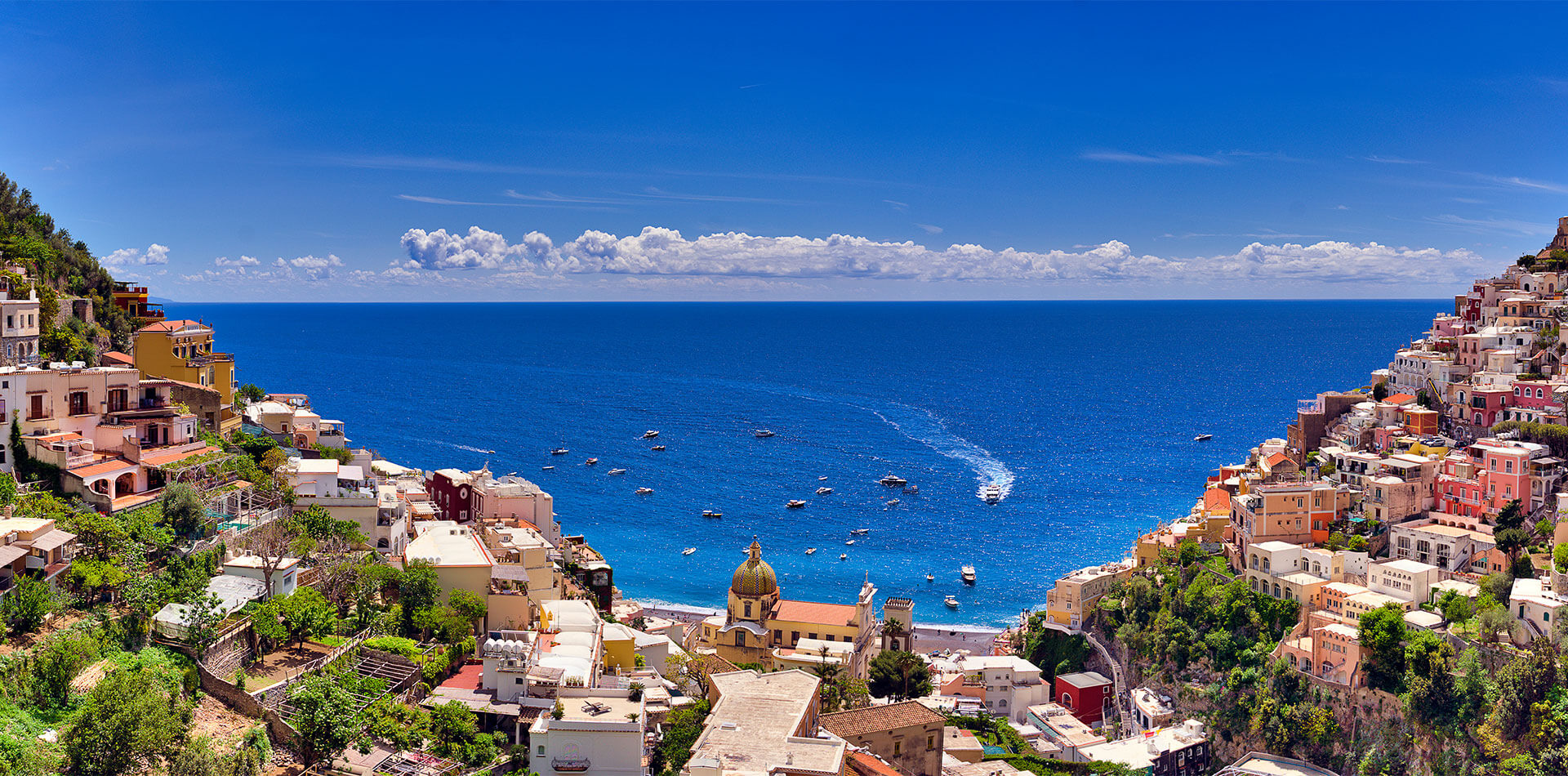 Picturesque Amalfi coast. Positano, Italy