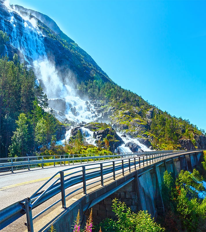 Scenic Summertime Norwegian Fjords