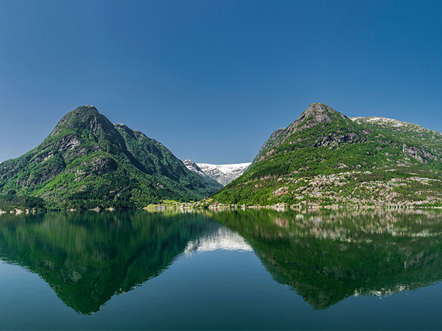 Views on the Hardangerfjord, Norway