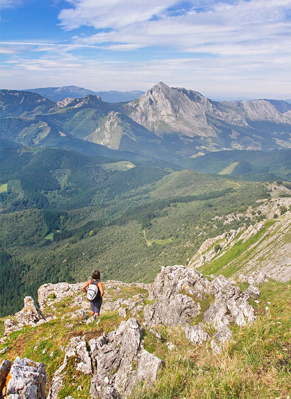 Views of Urkiola Natural Park, Spain