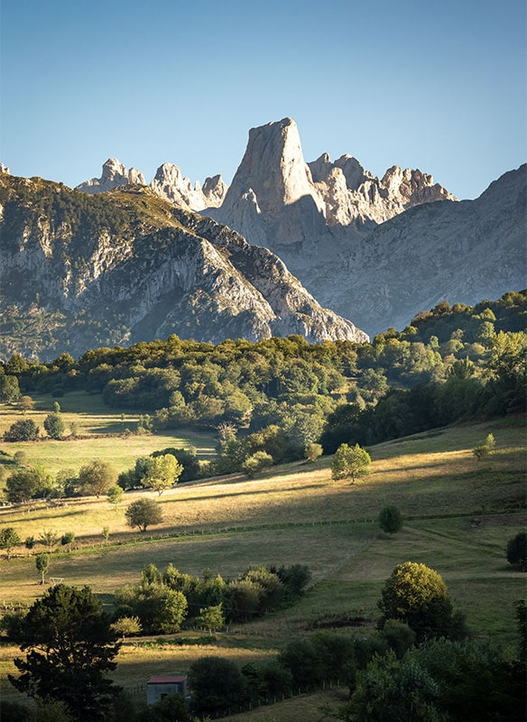 Limestone peak at Picos De Europe, Spain