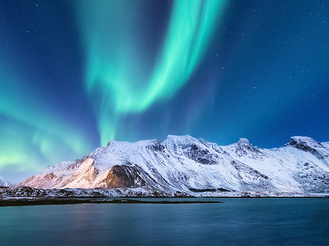 Northern lights in Tromso, Norway
