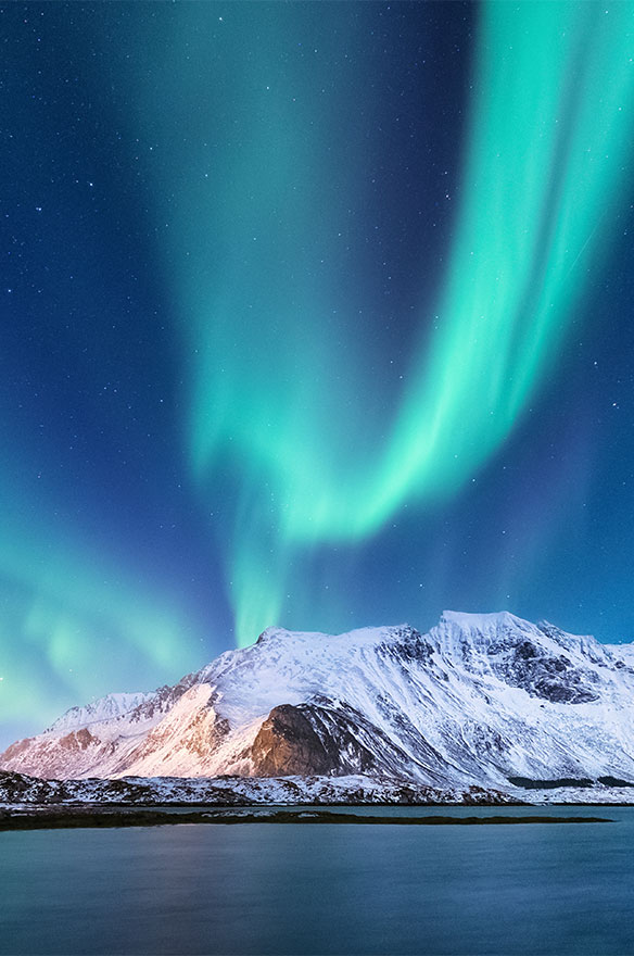 Northern lights in Tromso, Norway