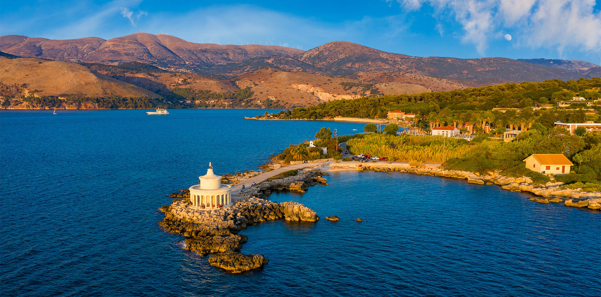 Saint Theodoroi Lighthouse, Argostoli, Kefalonia, Greece