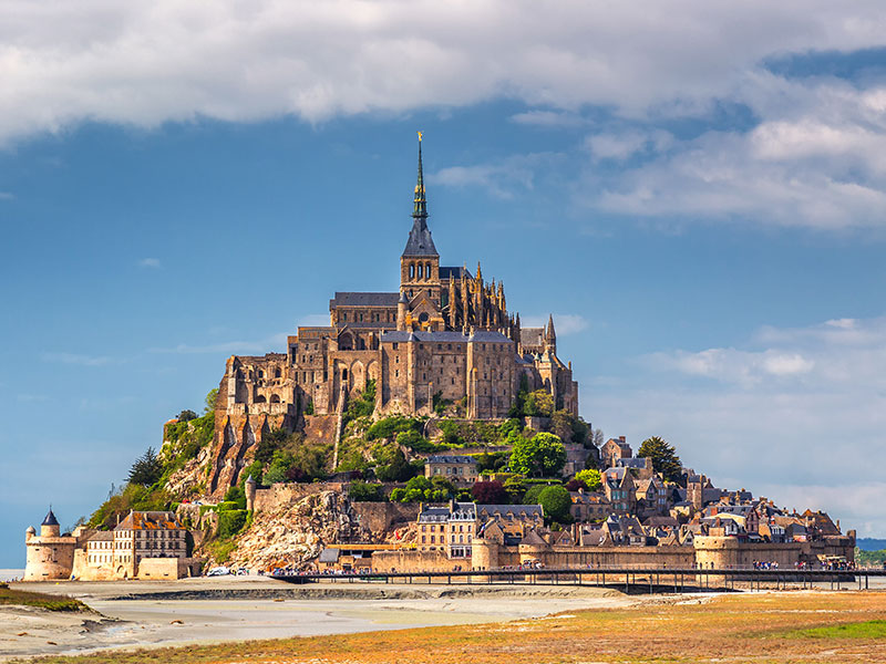 Mont St. Michel cathedral, Normandy, UK