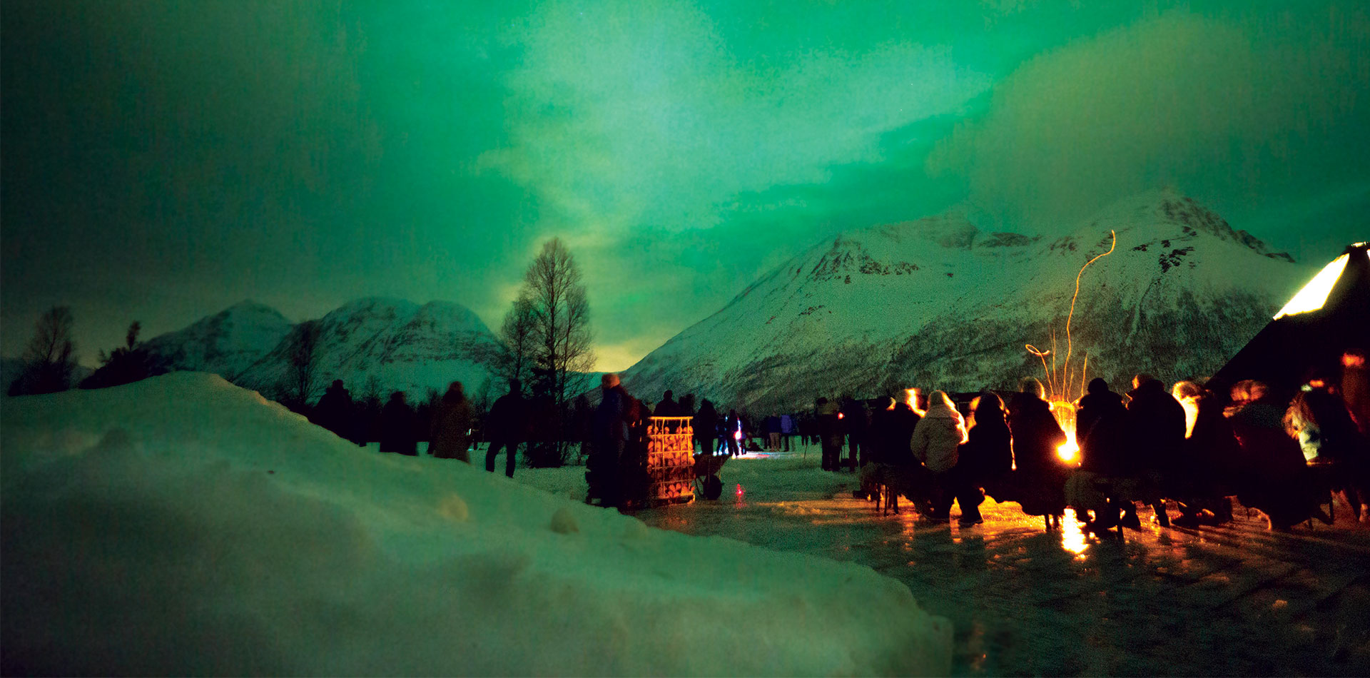 Northern lights in Tromso on tour