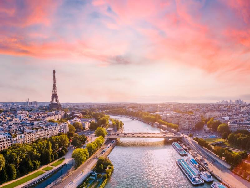 Paris with the River Seine 