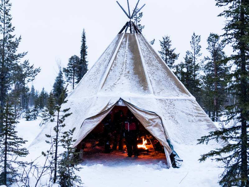 Traditional Sami Tent, Lavvu 