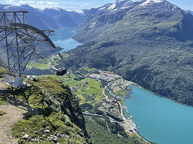 Views from the Loen skylift, Norway