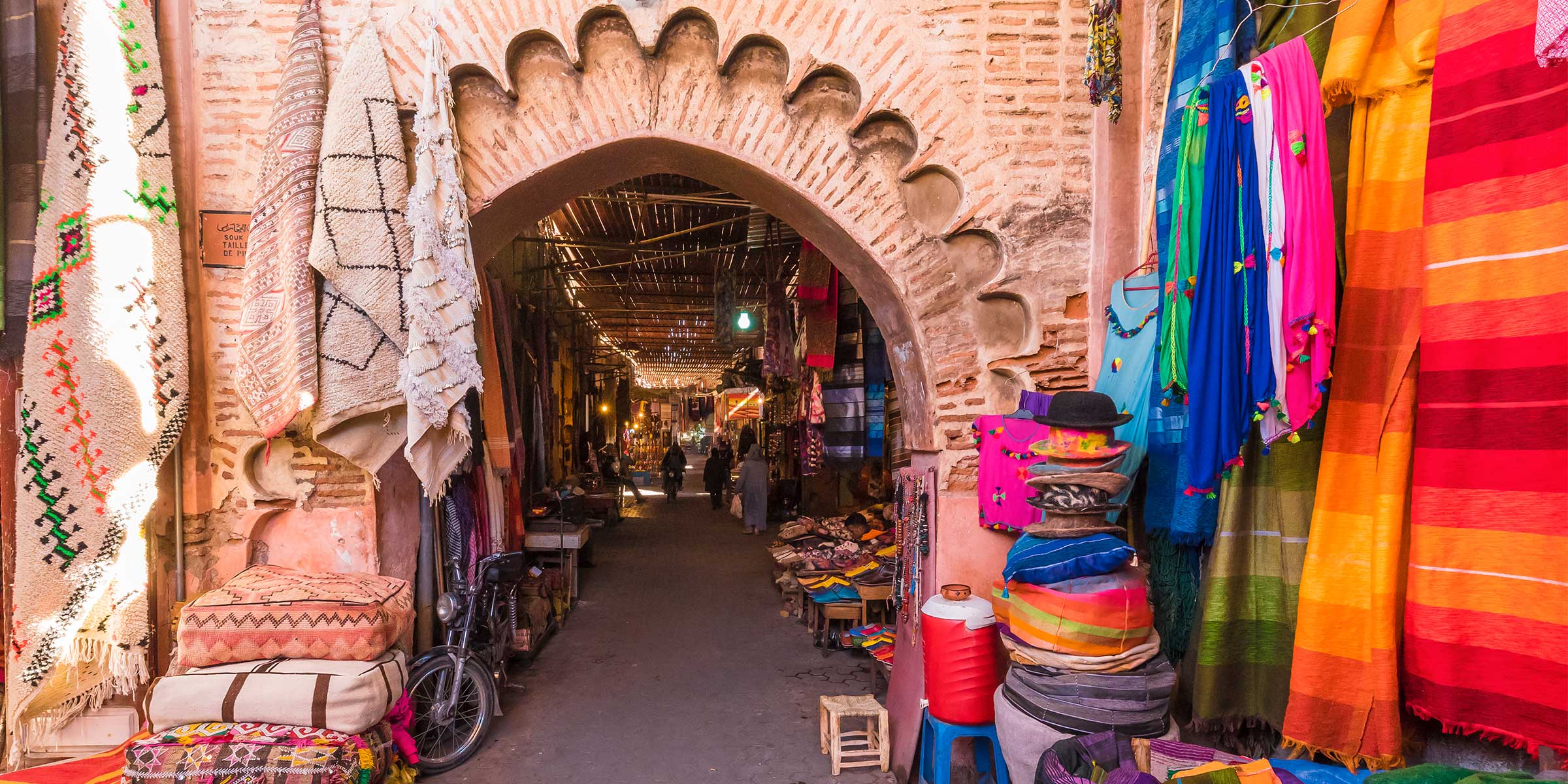 Cruising the Mediterranean and enjoy exploring the Arabic markets in Morocco