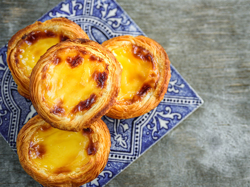 Pasties de Nata,  traditional spanish tarts