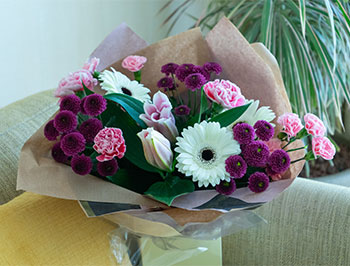 Flowers in a bouquet